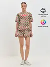 Женская пижама с шортами / Арбузы