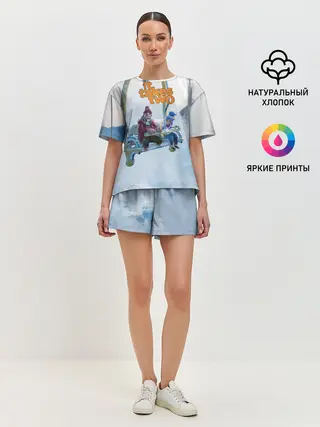 Женская пижама с шортами / It Takes Two Коди и Мэй