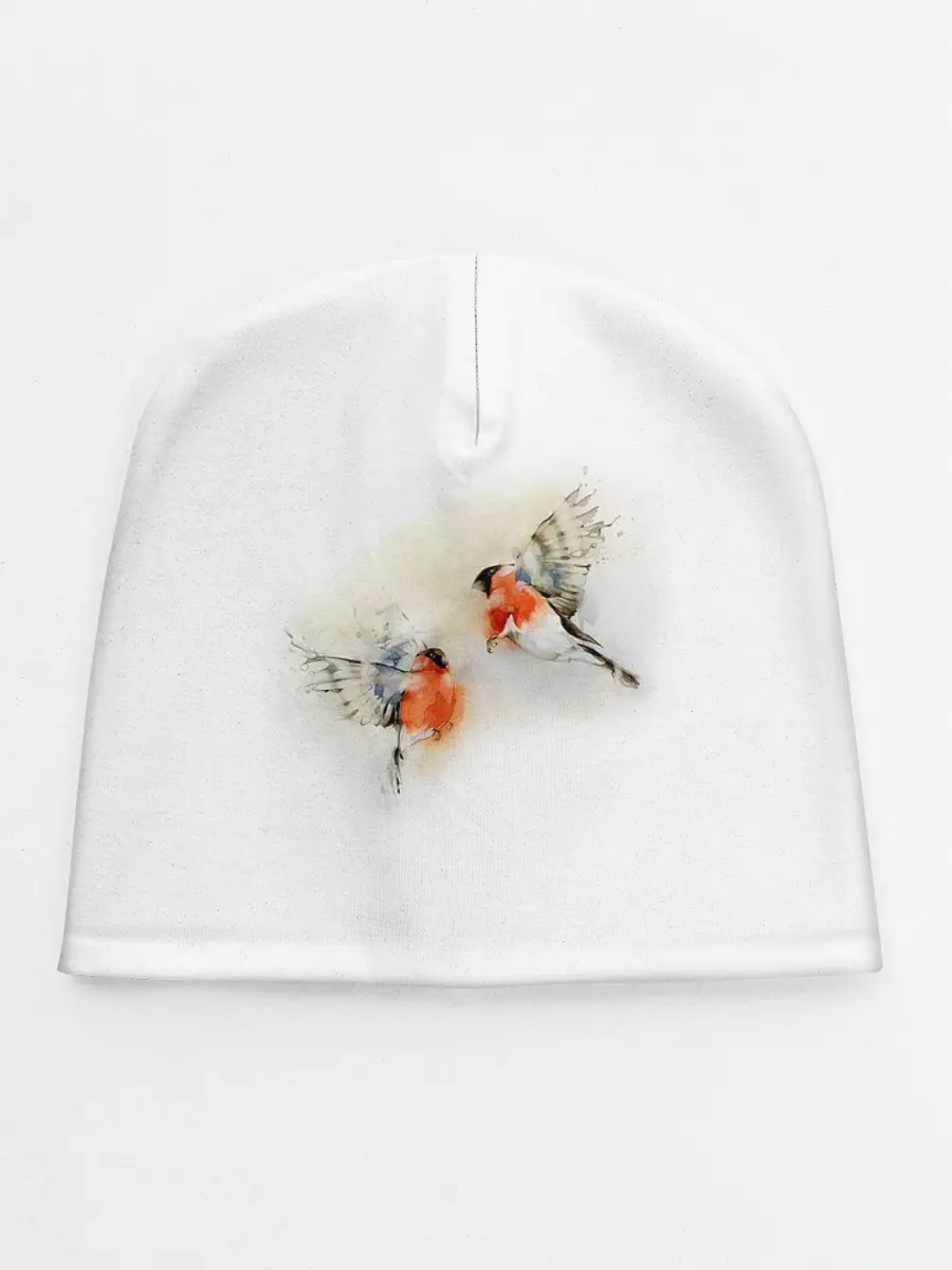 Детская шапка / Снегири