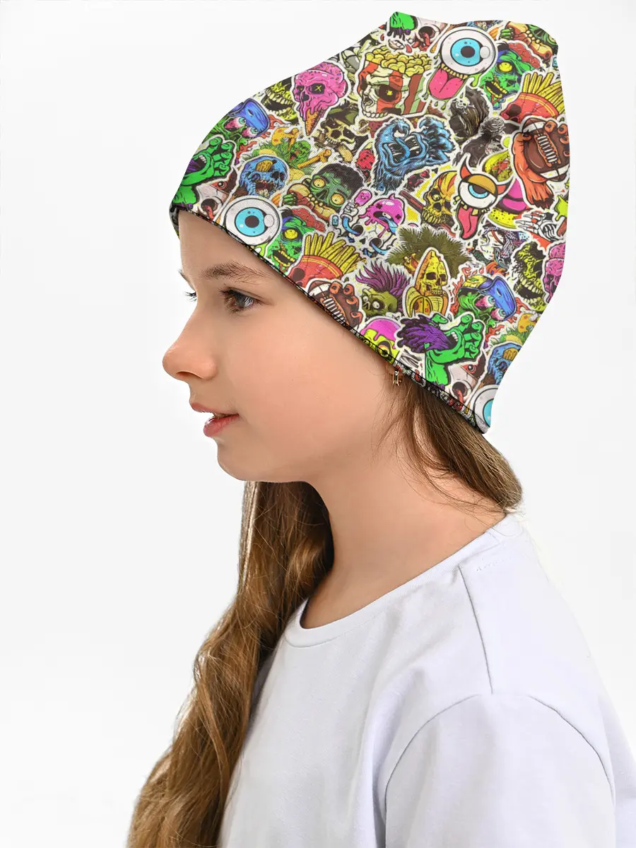 Детская шапка / Граффити монстров