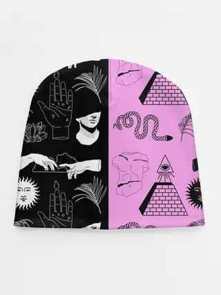 Детская шапка / руки, статуи