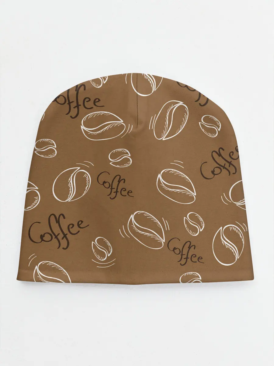 Детская шапка / Кофейный узор
