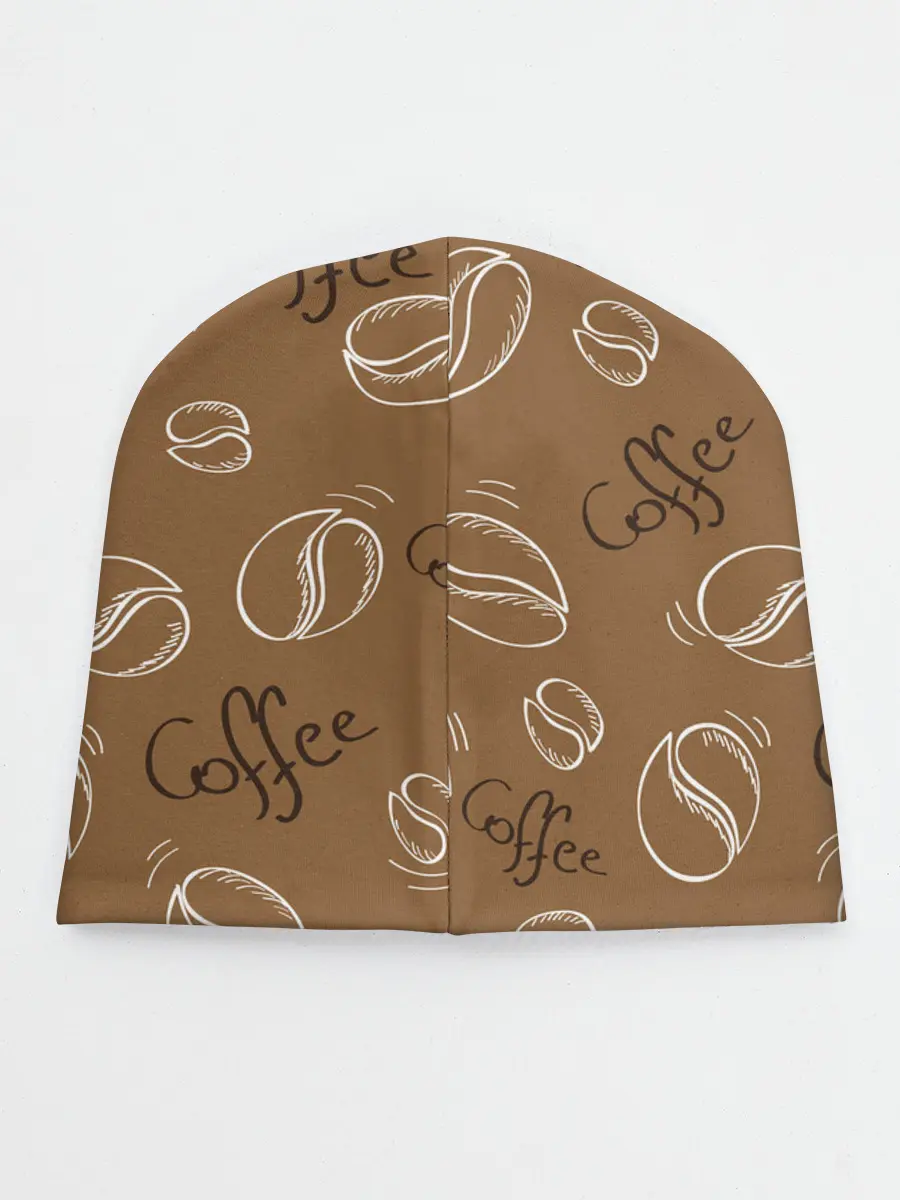 Детская шапка / Кофейный узор