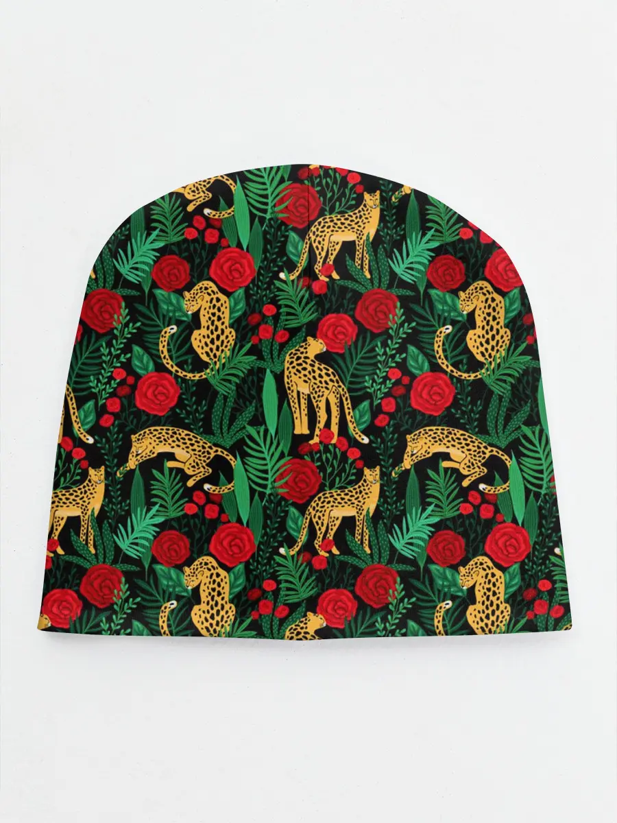 Детская шапка / Leopards | Леопардовый Паттерн