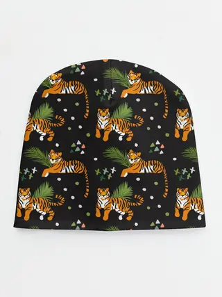 Детская шапка / Tigers | Тигровый Паттерн