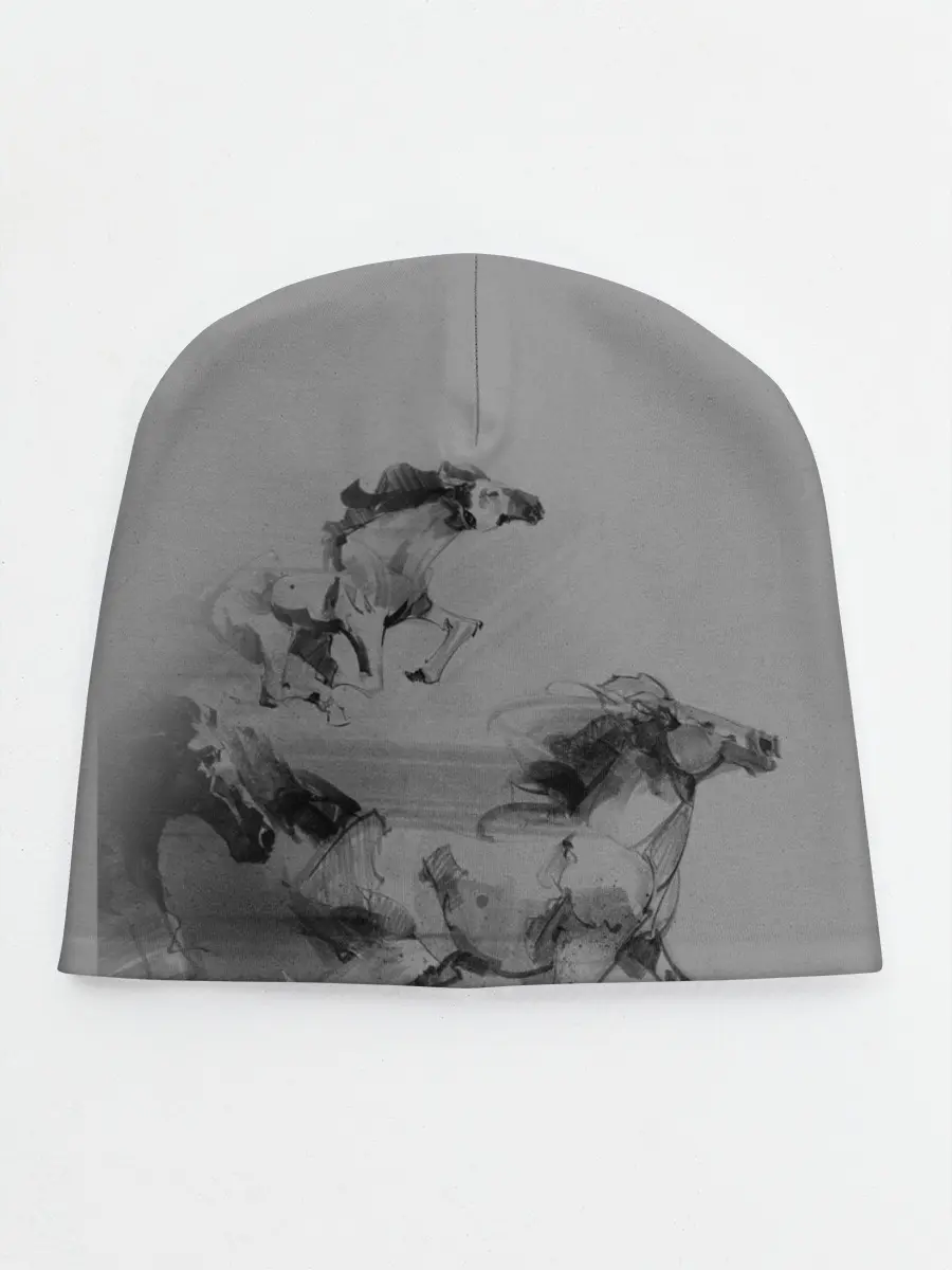 Детская шапка / кони