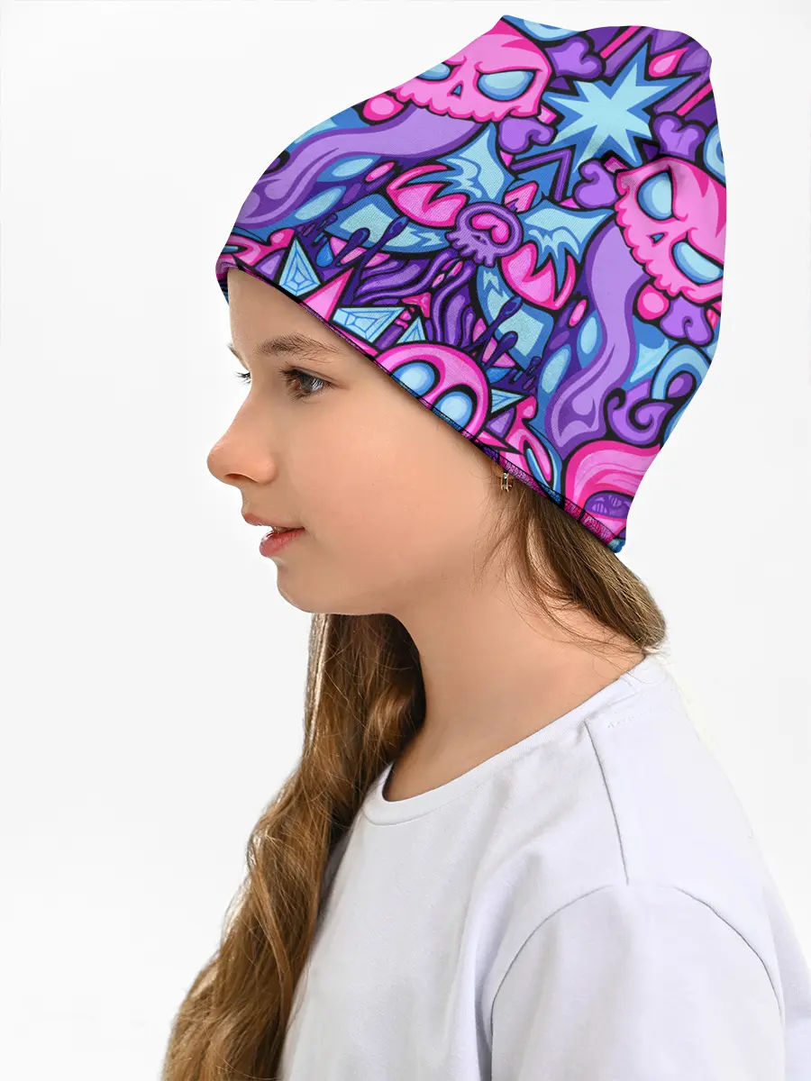 Детская шапка / Граффити монстры