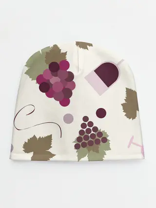 Детская шапка / Виноград и винишко