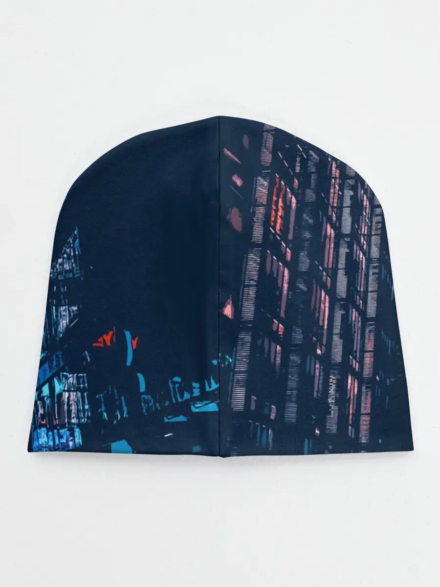 Детская шапка / Ято на фоне города