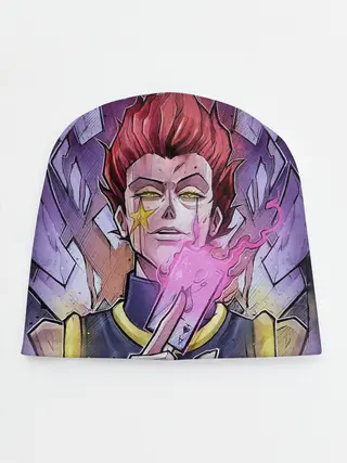 Детская шапка / Хисока со светящейся картой в руках