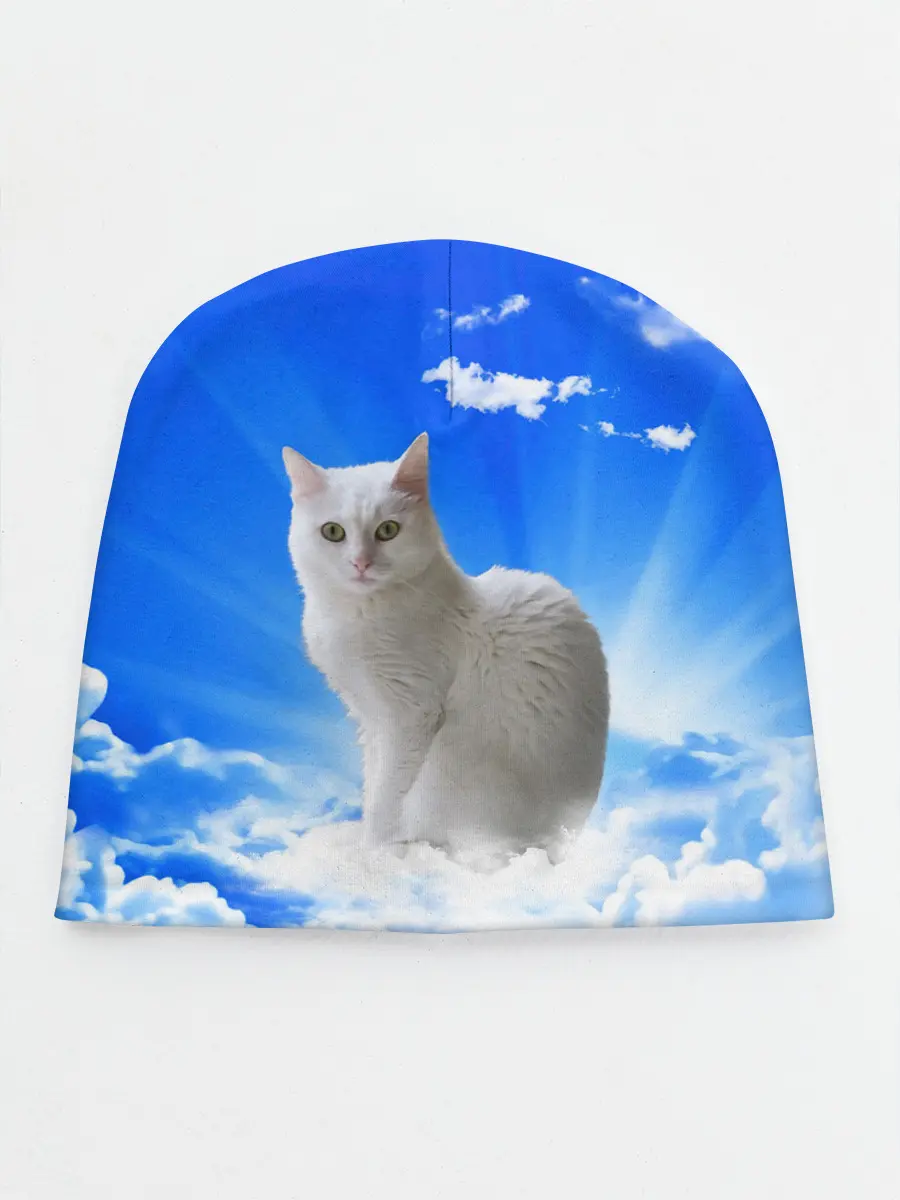 Детская шапка / Кот в облаках