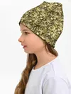 Детская шапка / Золотой камуфляж из роз
