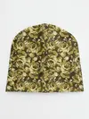 Детская шапка / Золотой камуфляж из роз