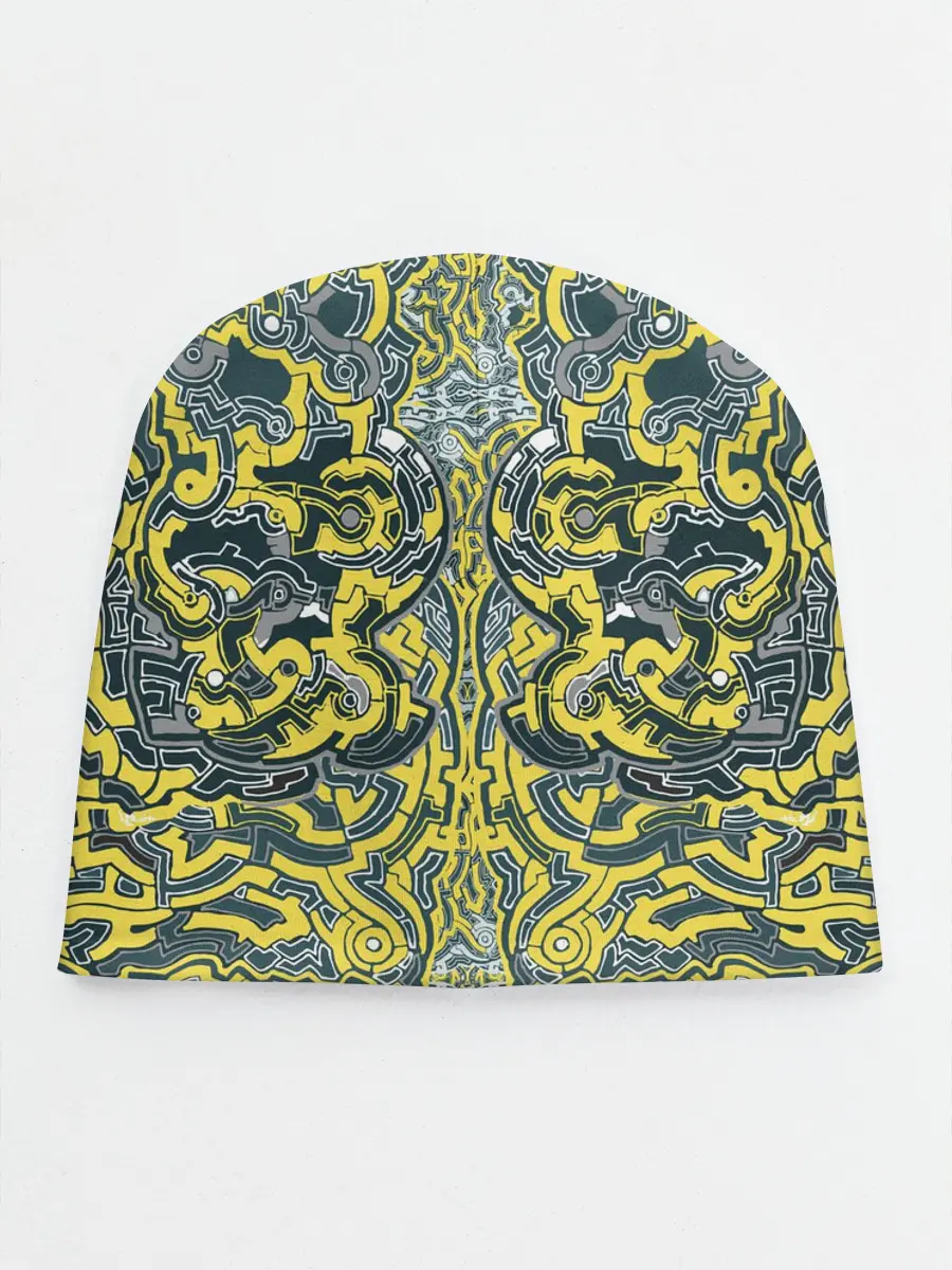 Детская шапка / УЗОР , ФУТУРИЗМ,