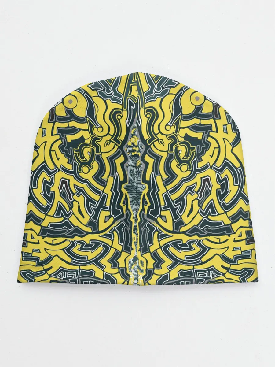 Детская шапка / УЗОР , ФУТУРИЗМ,