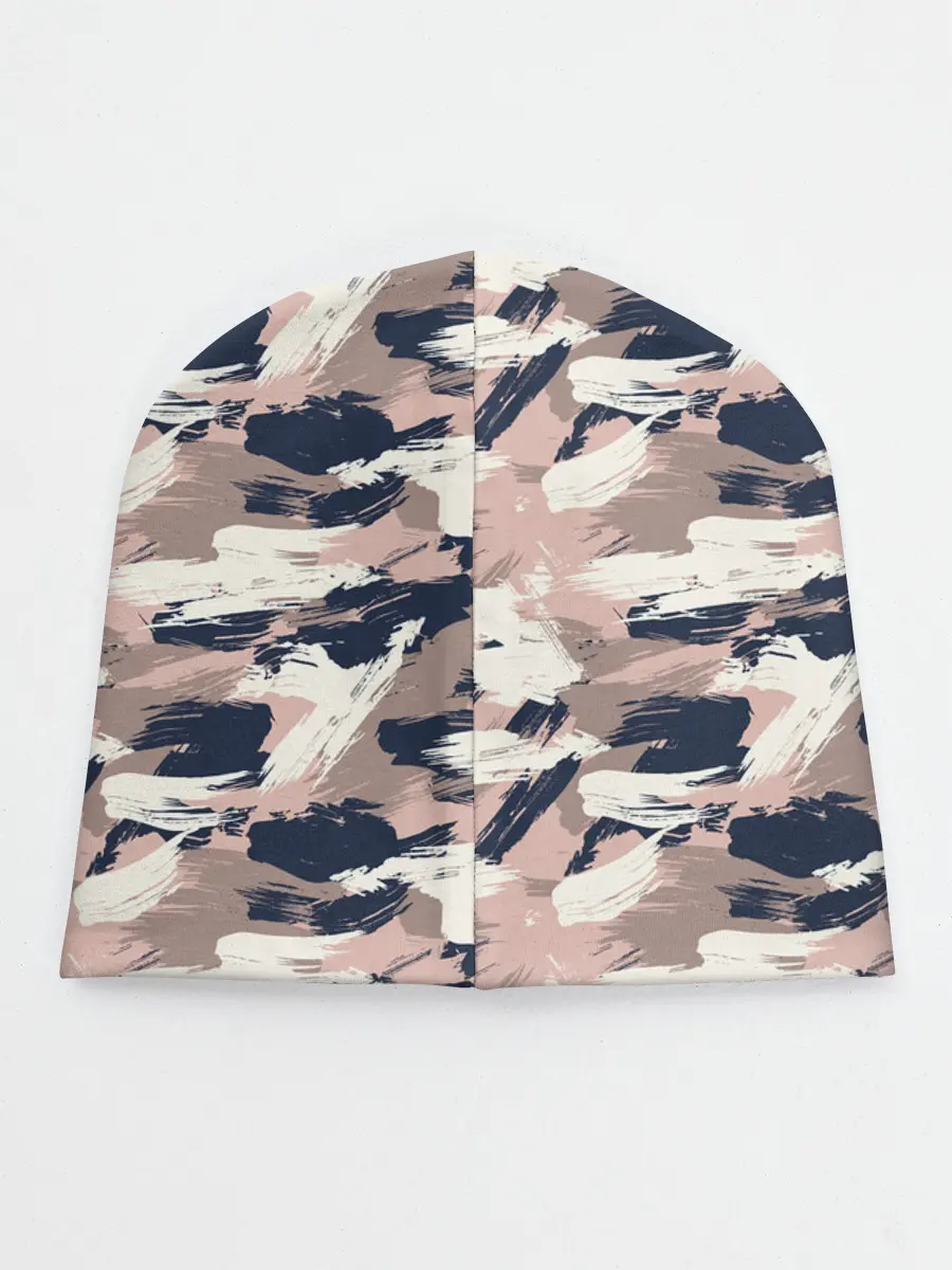 Детская шапка / Кремовый камуфляж