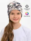 Детская шапка / Кремовый камуфляж