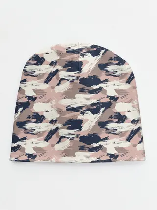 Детская шапка / Кремовый камуфляж
