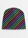 Детская шапка / Радужные сердечки