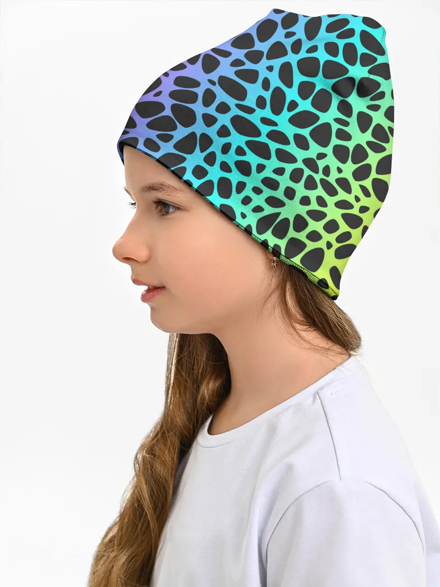 Детская шапка / Неоновый градиент