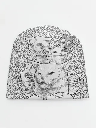 Детская шапка / Коты мемы кошки