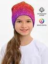 Детская шапка / Блестки радуги