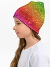 Детская шапка / Блестки радуги