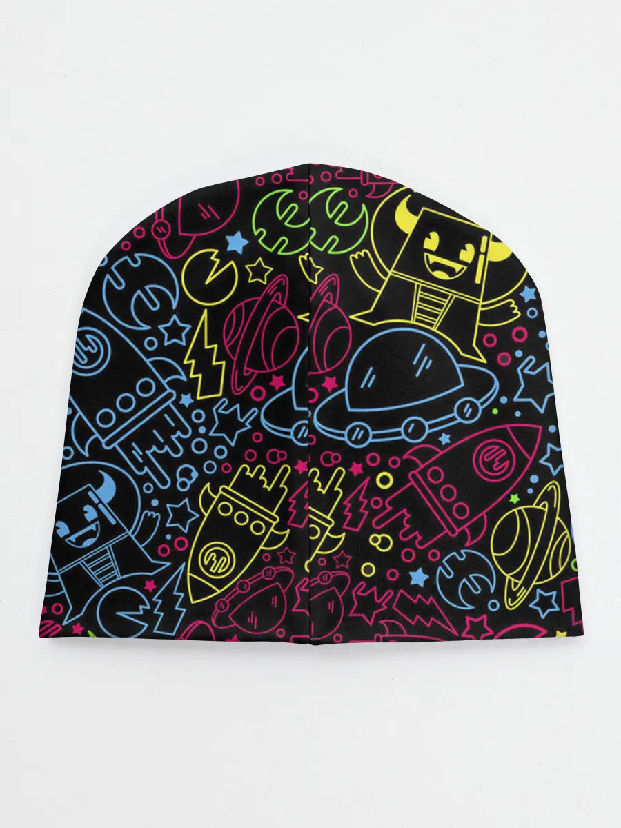 Детская шапка / КОСМИЧЕСКИЙ НЕОН