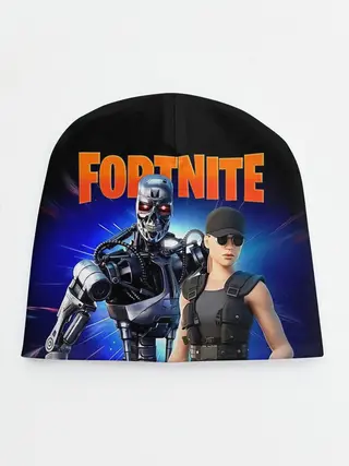 Детская шапка / Fortnite терминатор