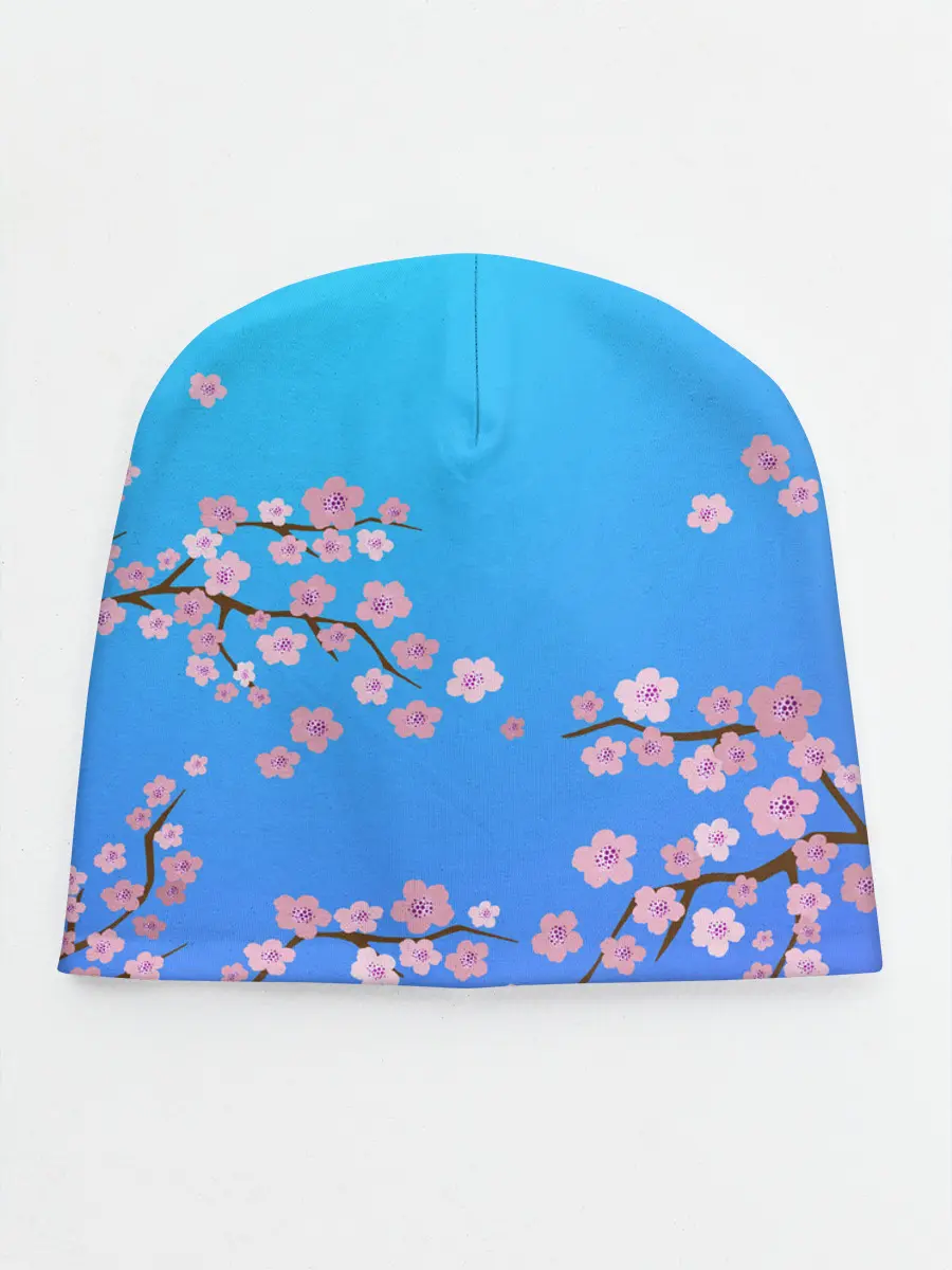 Детская шапка / Цветы сакуры