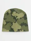 Детская шапка / вязаный принт милитари