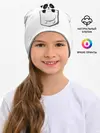 Детская шапка / Панда В Кармане
