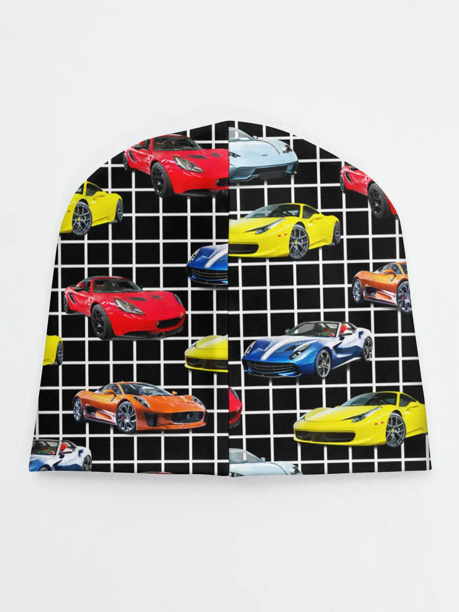 Детская шапка / Гоночные тачки