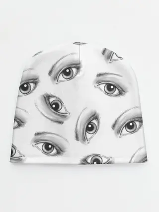 Детская шапка / глаза