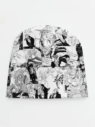 Детская шапка / 7 СМЕРТНЫХ ГРЕХОВ. Манга-паттерн