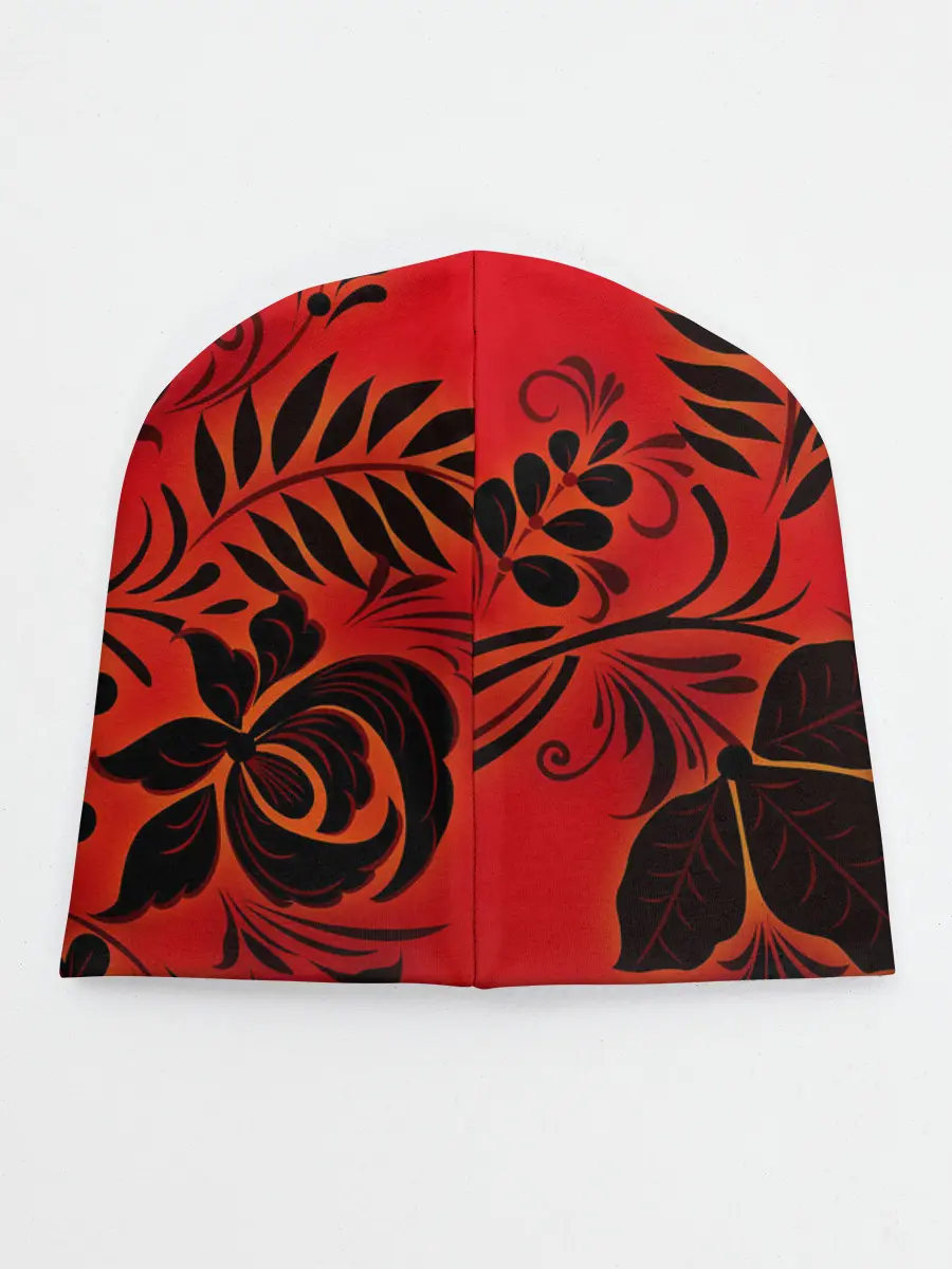 Детская шапка / СССР хохлома