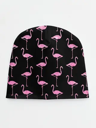 Детская шапка / Фламинго | Чёрная