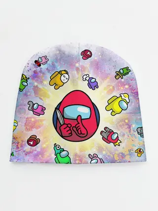 Детская шапка / Among us space