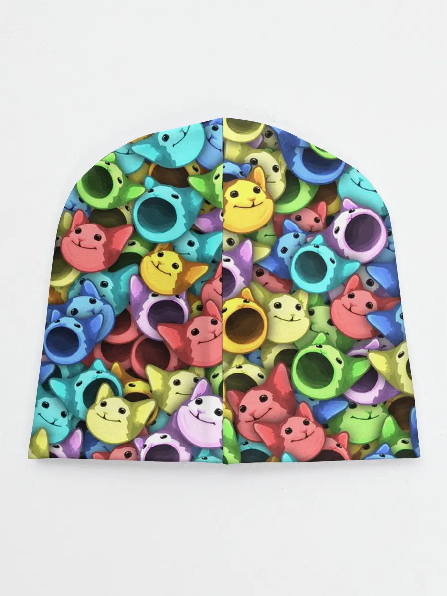 Детская шапка / Цветные Поп Котики
