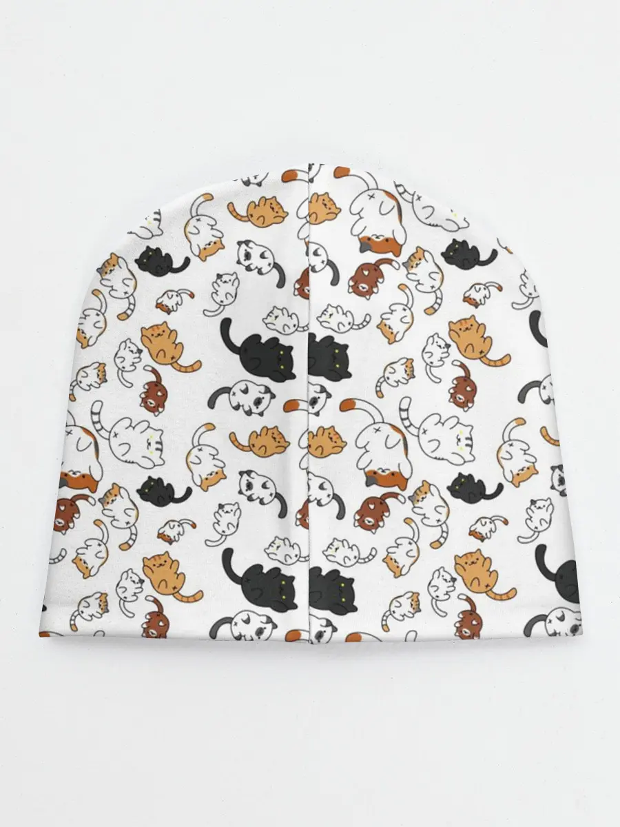 Детская шапка / Коты