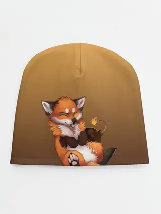 Детская шапка / Взрывной характер милого лиса