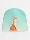 Детская шапка / нарисованный лисенок