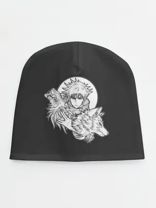 Детская шапка / Megumi с волком