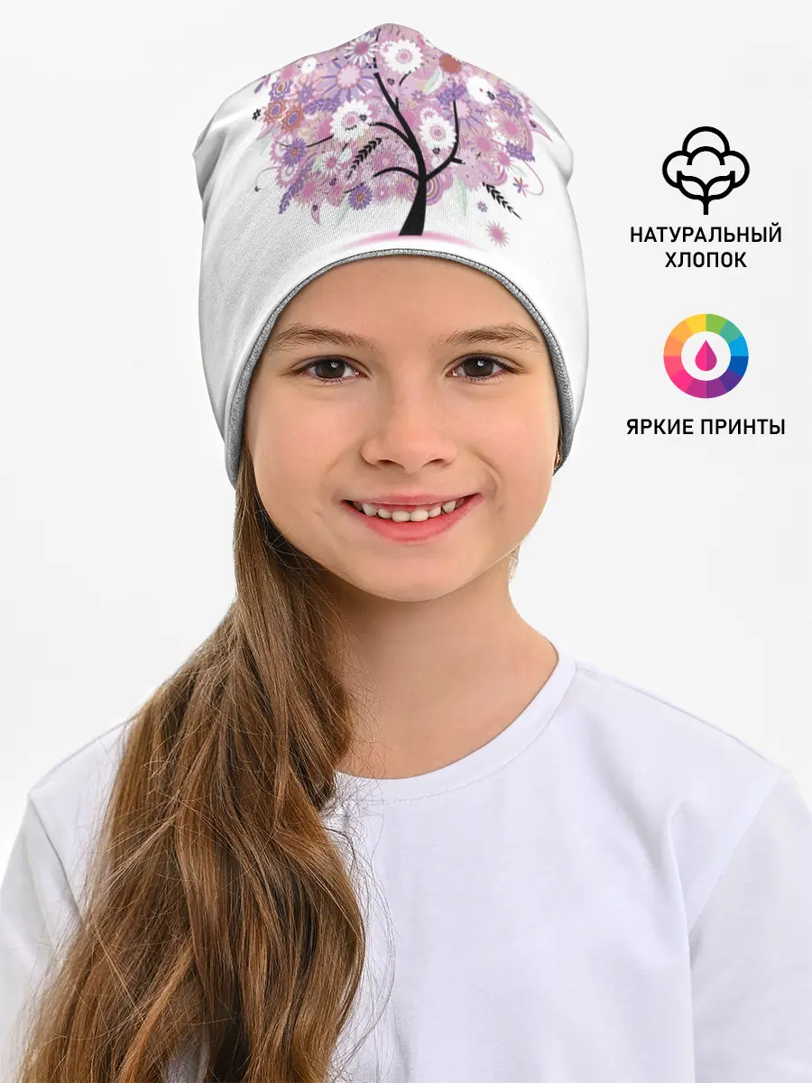 Детская шапка / Цветочное Дерево
