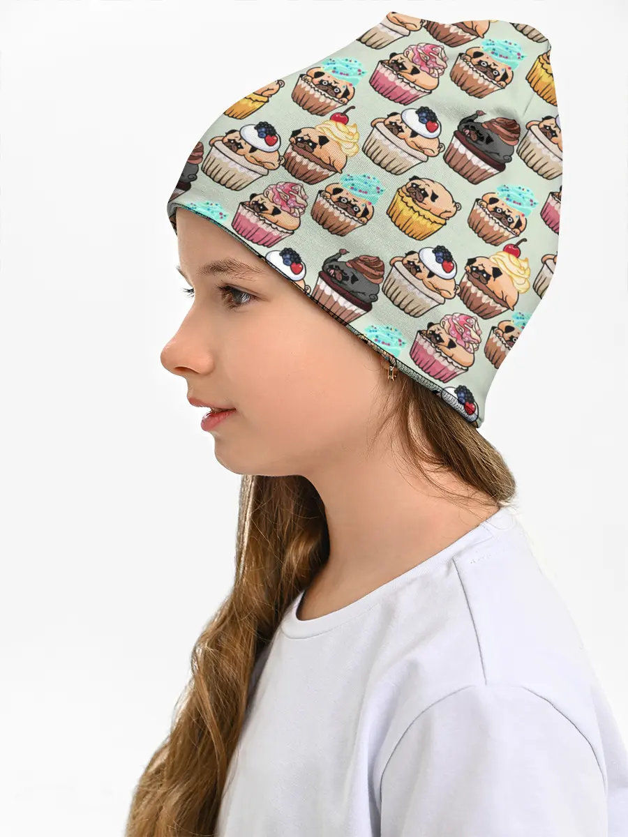 Детская шапка / Мопсы - Кексики