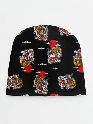 Детская шапка / Японский стиль - тигры
