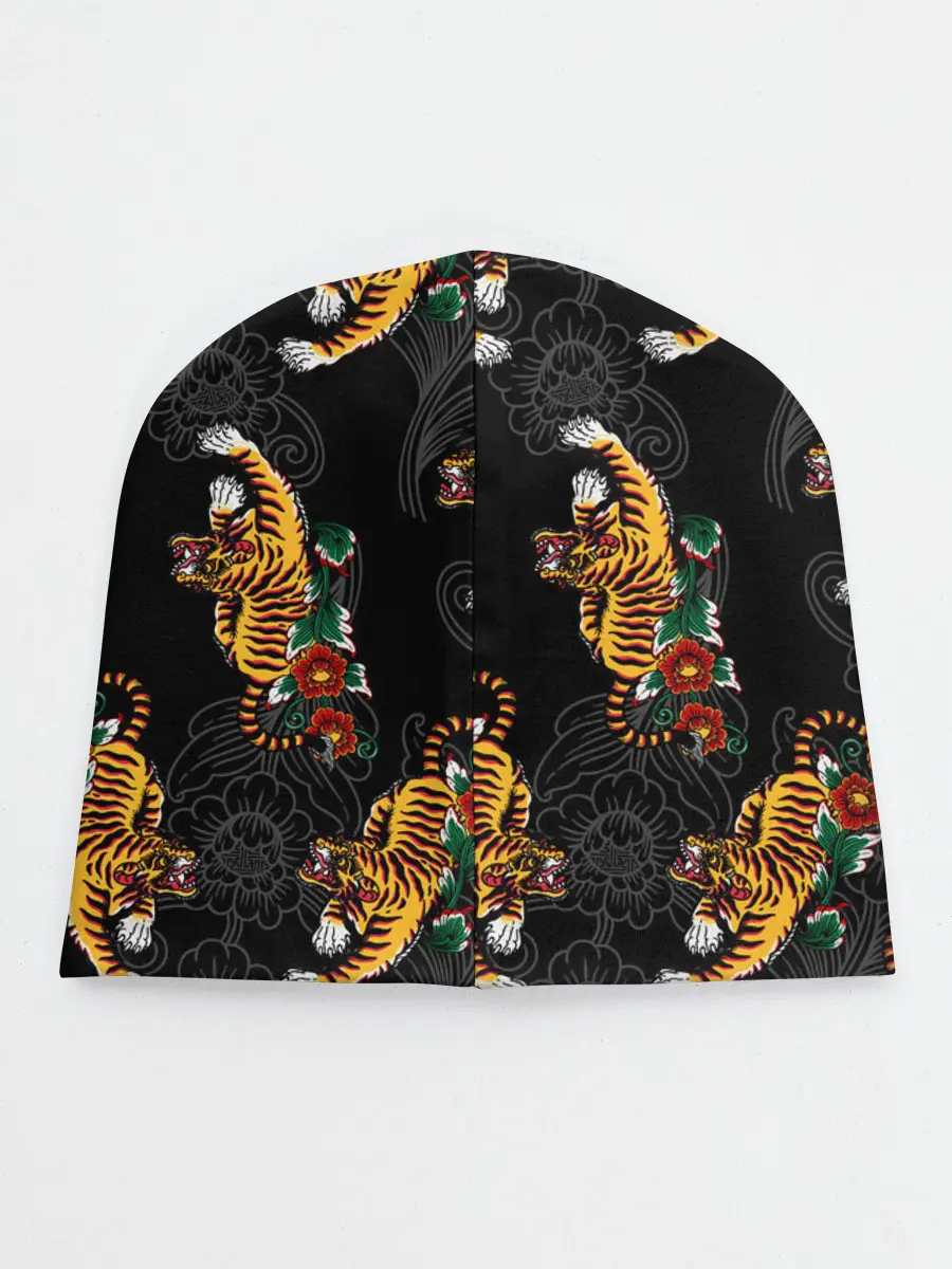 Детская шапка / Японский стиль - тигры