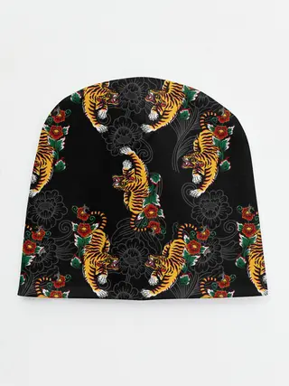 Детская шапка / Японский стиль - тигры