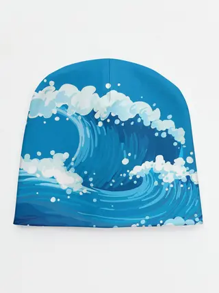 Детская шапка / Волны