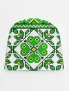 Детская шапка / Славянский Узор Зеленый